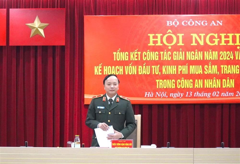 Triển khai hiệu quả kế hoạch vốn đầu tư, kinh phí mua sắm, trang bị năm 2025 trong Công an nhân dân